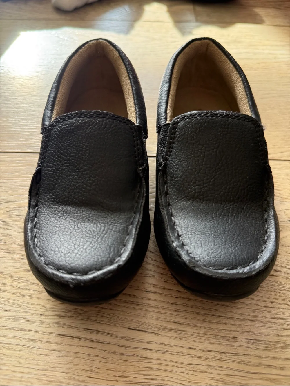 The Children's Place Black Kids Slip-On Loafers | Size 9